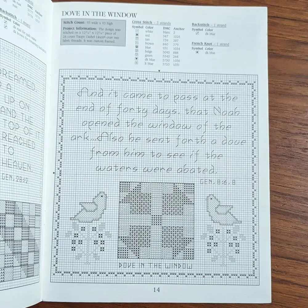 Praying Hands Patchwork Samplers Cross Stitch Pattern Book